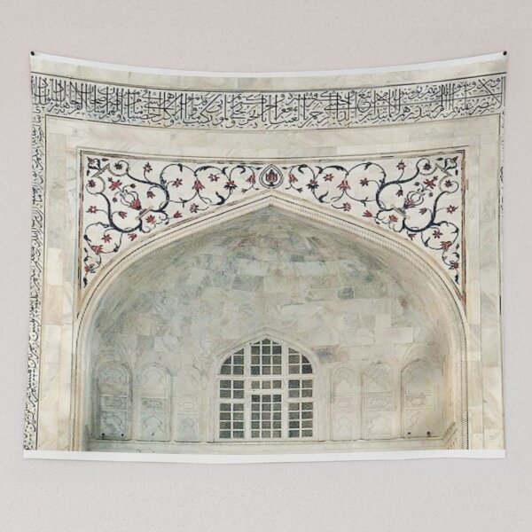 Item preview, Taj Mahal Arched Window Art Print - Mughal Architecture Decor designed and sold by Naomi Gutierrez Parrish.