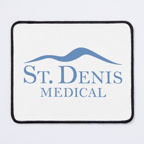 Item preview, st denis medical logo white rectangle designed and sold by rilesweir.