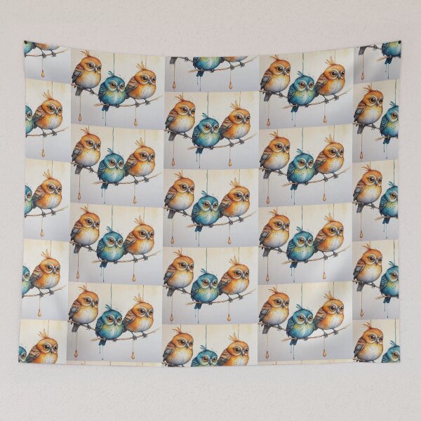Item preview, Three Little Birds  designed and sold by Carol Bleasdale.