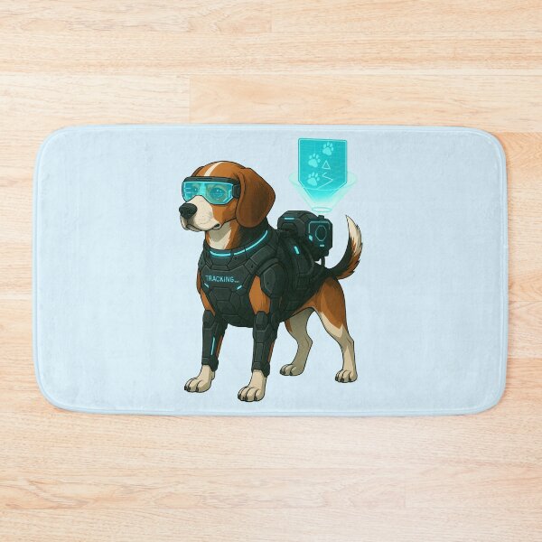 Item preview, Cyberpunk Tracking Dog - Beagle designed and sold by Patternicity.