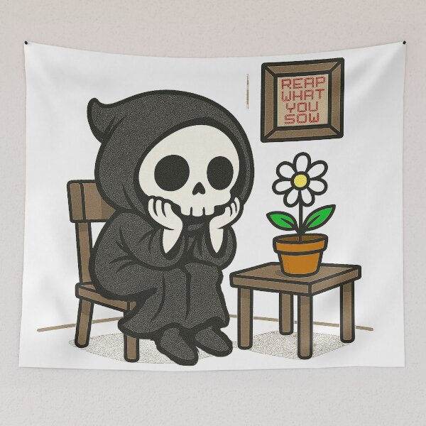 Item preview, Grim Gardener designed and sold by FunandWhimsy.