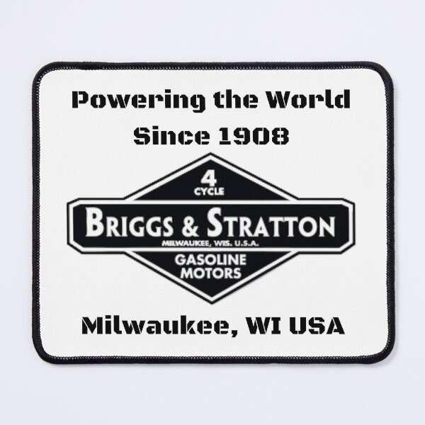 Item preview, Midnight Edition Retro Briggs and Stratton Engine Logo designed and sold by giddygoldfinch.