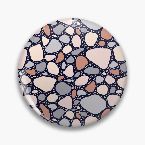 Item preview, Terracotta Hues And Creamy Soft Grays Terrazzo Pattern designed and sold by DEC02.