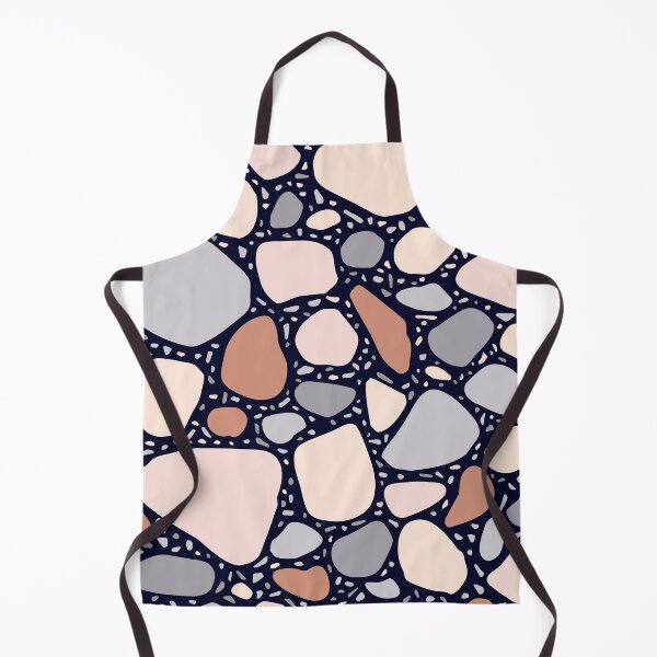 Item preview, Terracotta Hues And Creamy Soft Grays Terrazzo Pattern designed and sold by DEC02.