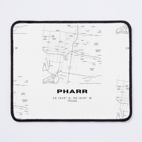 Item preview, Pharr Map Poster – Minimalist South Texas Wall Print designed and sold by RM-Journey.
