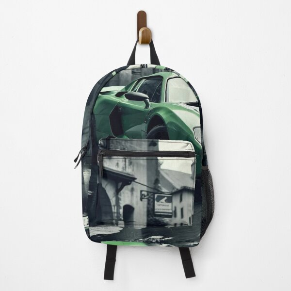 Item preview, old black&white pictures, vintage green supercar designed and sold by PrintYourStyle.