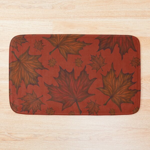 Item preview, Pattern of autumn maple leaves of different sizes designed and sold by Cherevan.