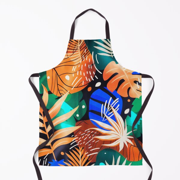 Item preview, Trendy Caribbean Colors Abstract Palm Leaves Art Design designed and sold by DEC02.