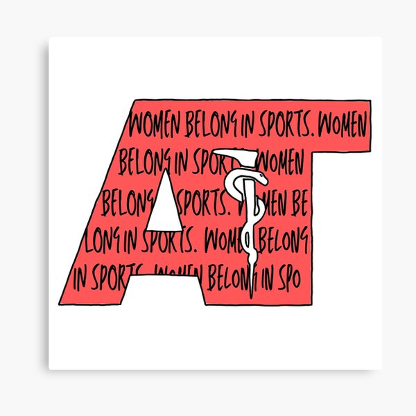 Item preview, Women Belong in AT Sticker 3 designed and sold by alex-GVLATC.