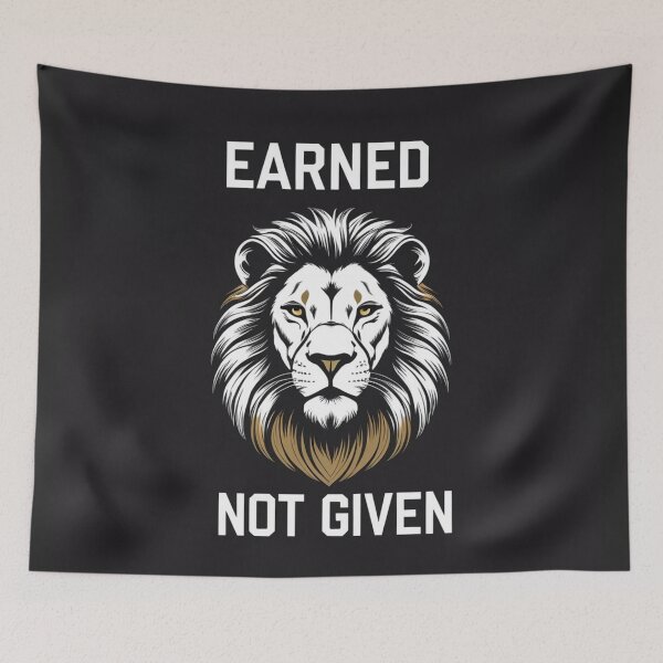Item preview, Earned not given design designed and sold by Motivated Sensei.
