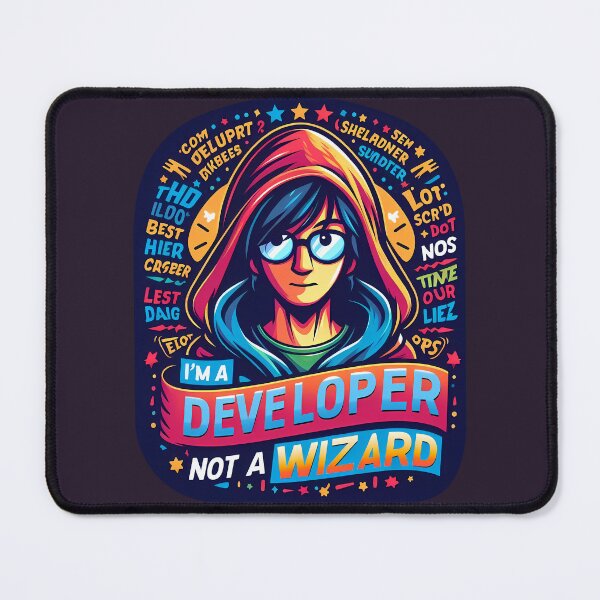 Item preview, I'm a Developer not a Wizard, typography designed and sold by maxmaj.