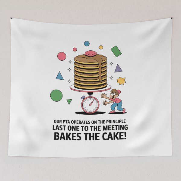 Item preview, PTA Quote Don't Be Late Or You Bake designed and sold by SurrealArtSzysz.