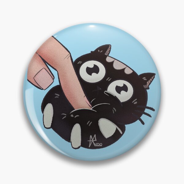 Item preview, Squashed black kitten designed and sold by Ndo119928.