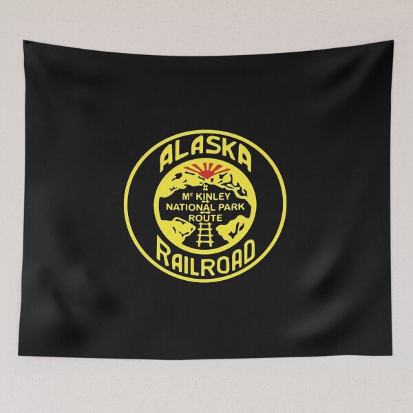 Artikelvorschau, Vintage Alaska Railroad - McKinley Nationalpark Route entworfen und verkauft von QuayTradingCo.
