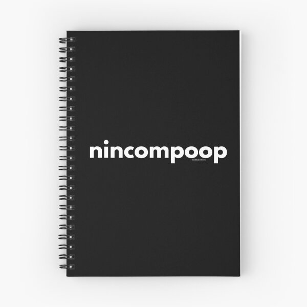 Item preview, Nincompoop in black designed and sold by giddygoldfinch.
