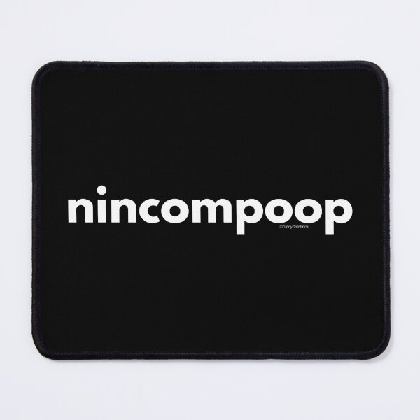 Item preview, Nincompoop in black designed and sold by giddygoldfinch.