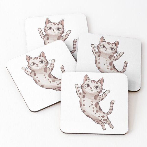 Item preview, Cute Kitten Floating in the Air | Whimsical Flying Cat with Tiny Paws | Adorable Fluffy Kitty in Mid-Air | Dreamy Cat Moment with Gentle Vibes designed and sold by PaintedPixels01.