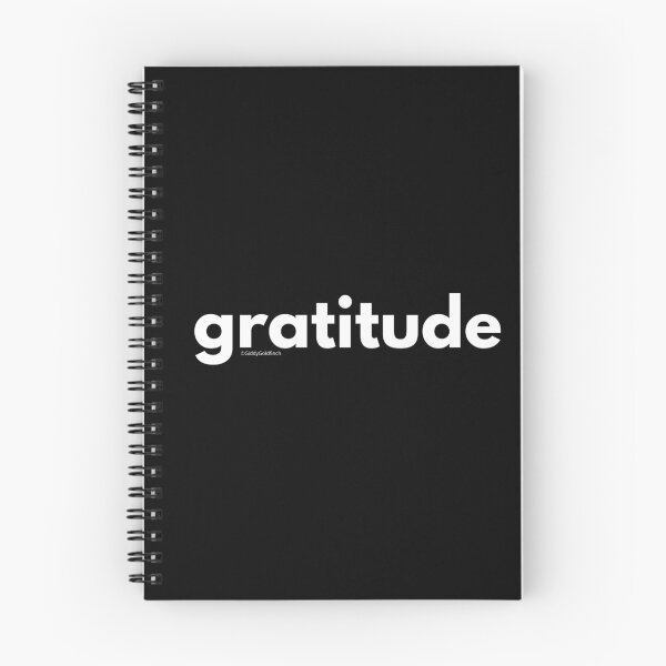 Item preview, Gratitude on black designed and sold by giddygoldfinch.