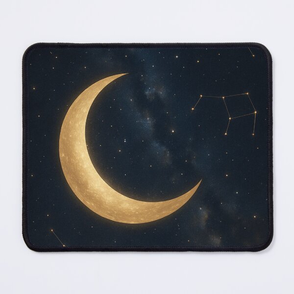 Item preview, Golden Crescent Under the Galaxy Sky designed and sold by Majd-makansi.