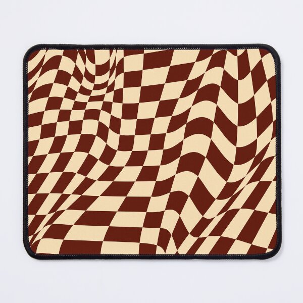 Item preview, Twist Checkered Pattern Brown Checkerboard designed and sold by faithinkindness.