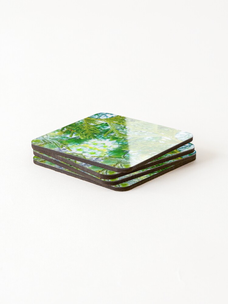 Thumbnail 4 of 5, Coasters (Set of 4), Gaia designed and sold by InfinitePathArt.