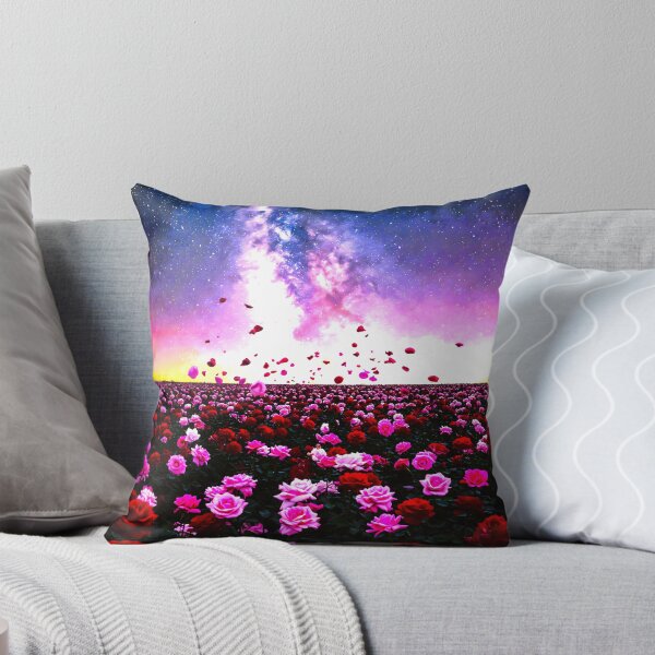 Item preview, Enchanting Rose Garden Under a Breathtaking Milky Way sky designed and sold by Fantabulous.