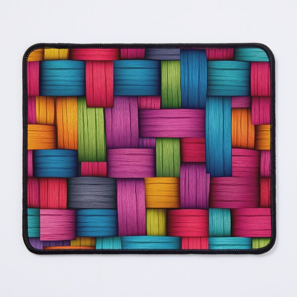 Item preview, Multicolored Woven Wood Texture Seamless Pattern Design designed and sold by bAIryBarn.