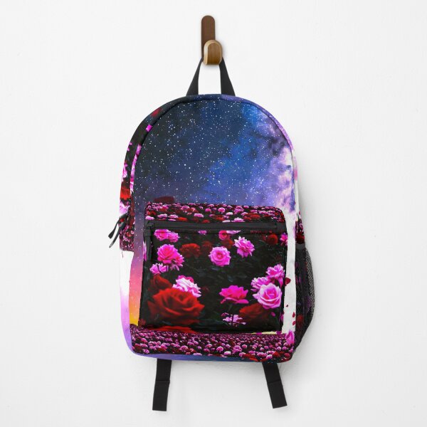 Item preview, Enchanting Rose Garden Under a Breathtaking Milky Way sky designed and sold by Fantabulous.