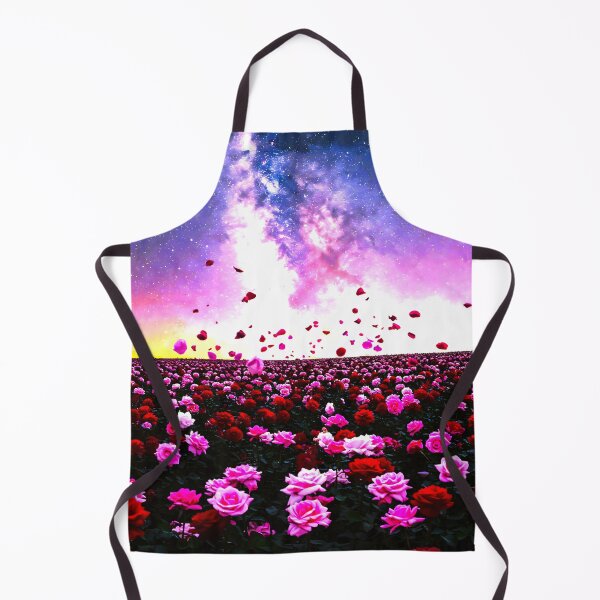 Item preview, Enchanting Rose Garden Under a Breathtaking Milky Way sky designed and sold by Fantabulous.