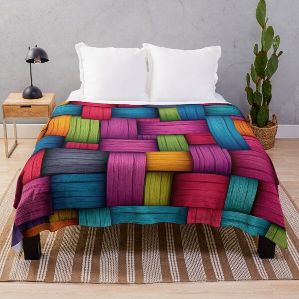 Item preview, Multicolored Woven Wood Texture Seamless Pattern Design designed and sold by bAIryBarn.
