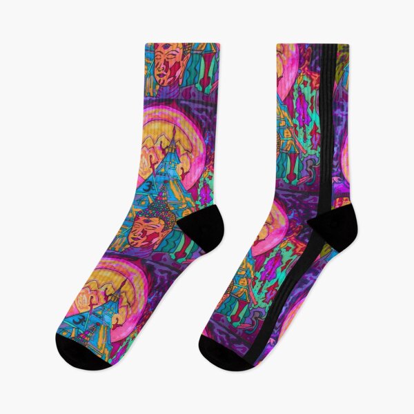 Item preview, My Temple ~ Artwork By Gino Maccaroni Colorful Design designed and sold by EarthArtDesigns.