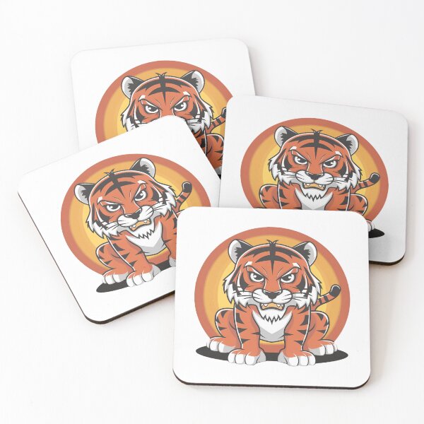 Item preview, Majestic Tiger Sticker | Bold Jungle Cat with Stripes and Attitude | Fierce Yet Playful Tiger Illustration | Wild Animal with Expressive Eyes | Striking Big Cat Character Art designed and sold by PaintedPixels01.