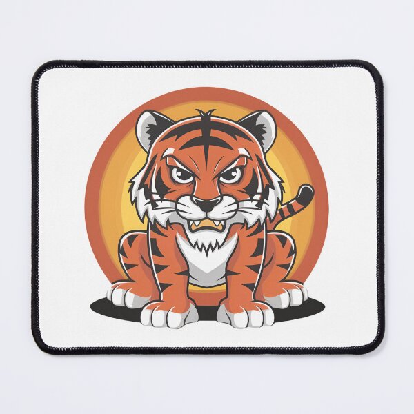 Item preview, Majestic Tiger Sticker | Bold Jungle Cat with Stripes and Attitude | Fierce Yet Playful Tiger Illustration | Wild Animal with Expressive Eyes | Striking Big Cat Character Art designed and sold by PaintedPixels01.