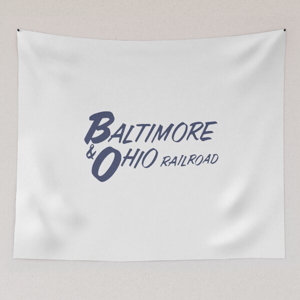 Artikelvorschau, Vintage Baltimore and Ohio Railroad entworfen und verkauft von QuayTradingCo.