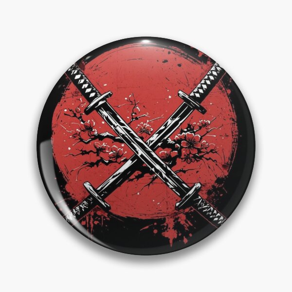 Item preview, Crossed Katanas  designed and sold by Aisha  Hamza.