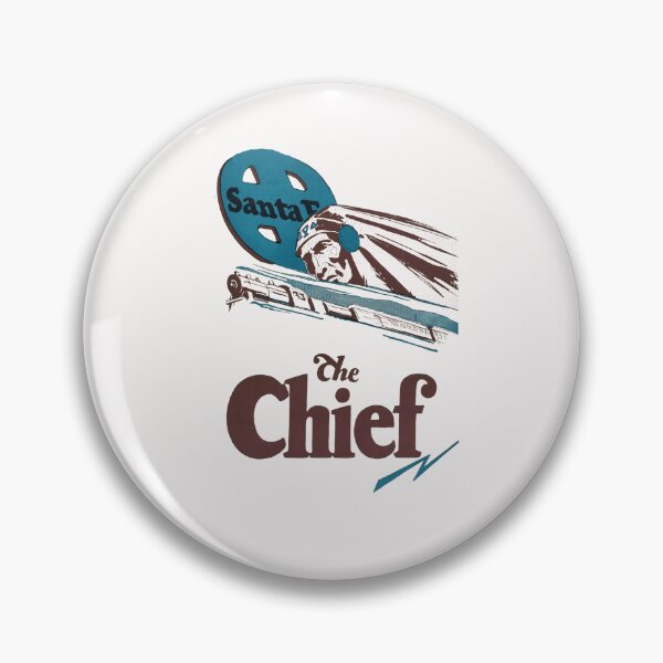 Artikelvorschau, Vintage Santa Fe Railroad - The Chief entworfen und verkauft von QuayTradingCo.
