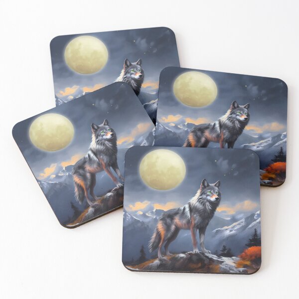 Item preview, Wolf in the Night designed and sold by rainsdesigns.