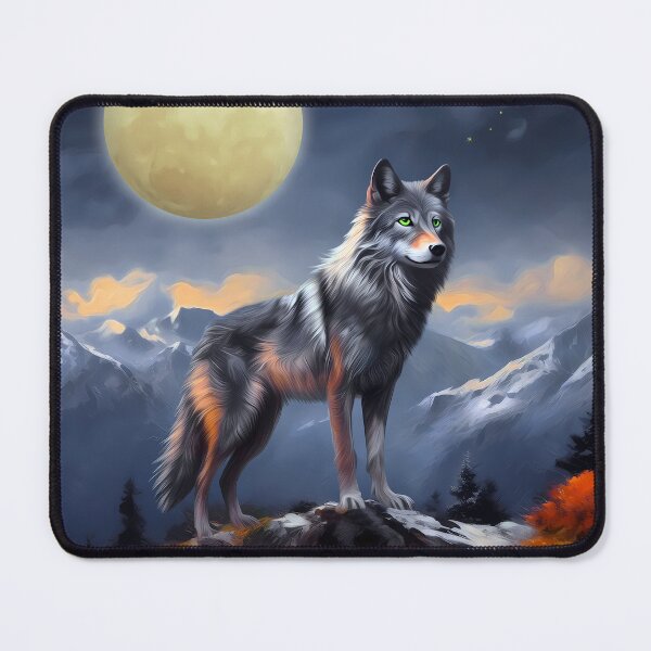 Item preview, Wolf in the Night designed and sold by rainsdesigns.