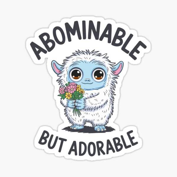 Item preview, Abominable But Adorable Cute Yeti designed and sold by jmbeezee.