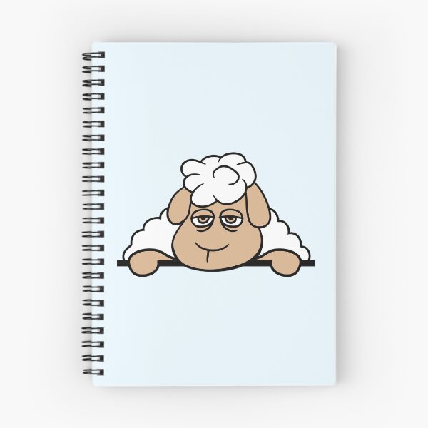 Item preview, Sheep Tired Bored Behind Fence Wall Sign Looking designed and sold by shirt-o-mat.