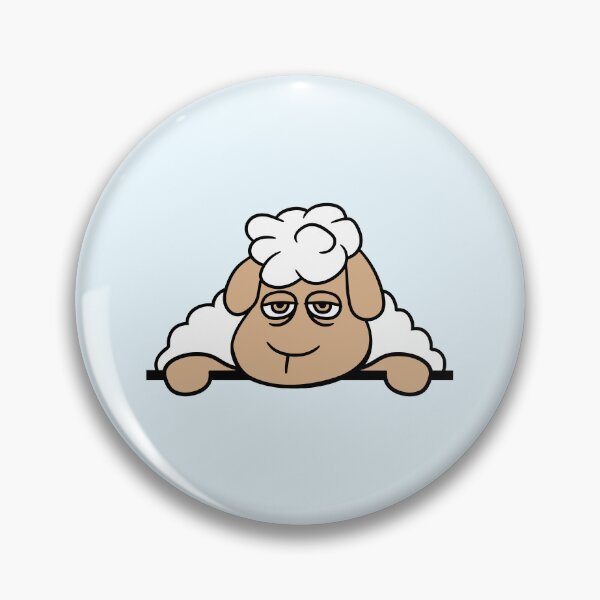 Item preview, Sheep Tired Bored Behind Fence Wall Sign Looking designed and sold by shirt-o-mat.