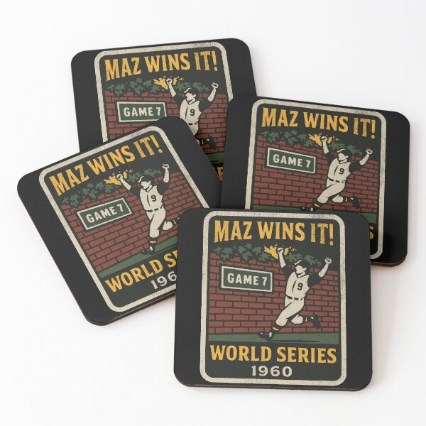 Item preview, Maz Wins It! – 1960 World Series Home Run designed and sold by AandZNoveltee.