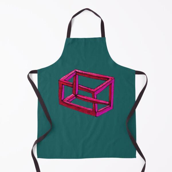 Item preview, Impossible illusion in pink, red and petrol designed and sold by Vision Illustrated.
