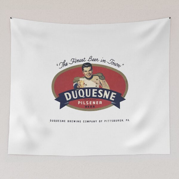 Item preview, Vintage Duquesne Pilsener - Finest Beer In Town - Duquesne Brewing Co. - Pittsburgh, Pennsylvania designed and sold by QuayTradingCo.