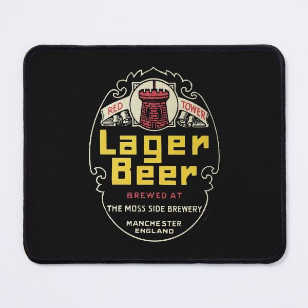 Item preview, Vintage Red Tower Lager Beer - The Moss Side Brewery - Manchester, England designed and sold by QuayTradingCo.