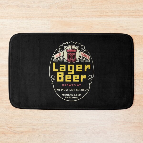 Item preview, Vintage Red Tower Lager Beer - The Moss Side Brewery - Manchester, England designed and sold by QuayTradingCo.