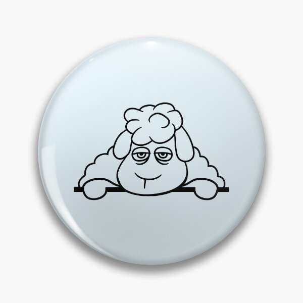 Item preview, Sheep Tired Bored Behind Fence Wall Sign Looking designed and sold by shirt-o-mat.