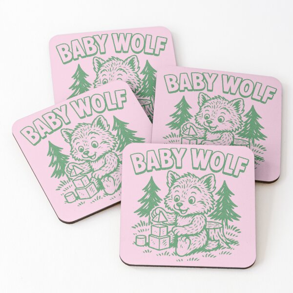 Item preview, Baby Wolf Building Block Fun designed and sold by zzz888.