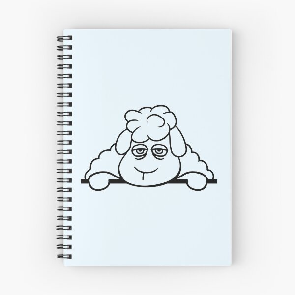 Item preview, Sheep Tired Bored Behind Fence Wall Sign Looking designed and sold by shirt-o-mat.