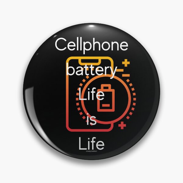 Item preview, Cellphone Battery Life Shirt designed and sold by giddygoldfinch.